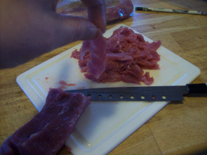 pork sliced for chow mein recipe