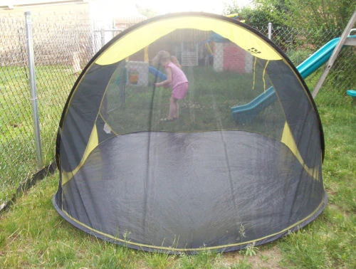 Looking right through the Sansbug tent