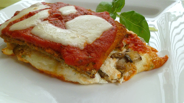 low fat eggplant lasagne recipe