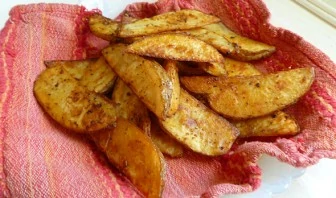 oven fried potatoes