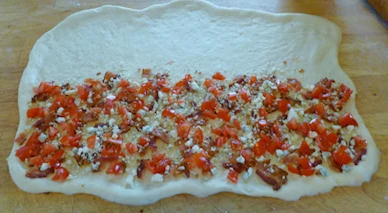 bacon blue cheese tomatoe recipe