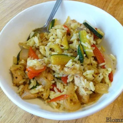 Italian Chicken Fried Rice Recipe