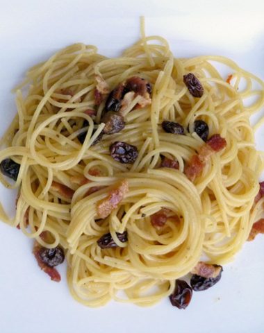 Bacon and Raisin Cappelini