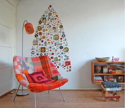 wall holiday tree