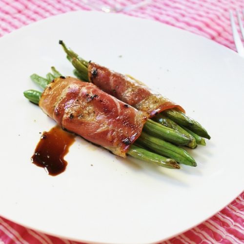 Pancetta Wrapped Green Beans Appetizer Recipe