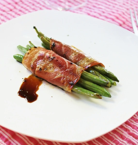 green bean pancetta pockets appetizer recipe