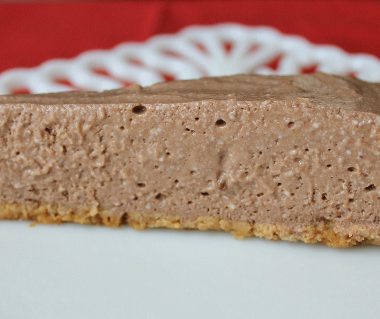 low fat cheesecake - chocolate pie