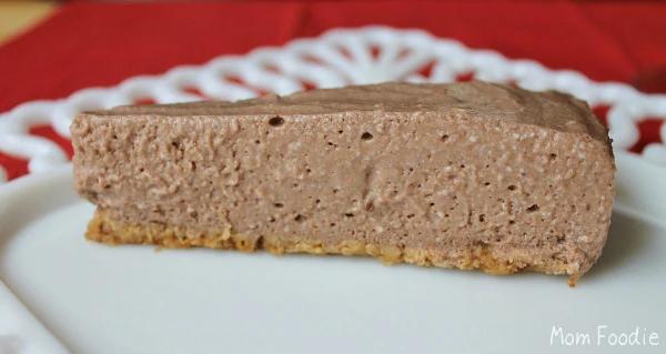 low fat cheesecake - chocolate pie