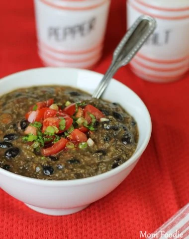 black bean quinoa soup