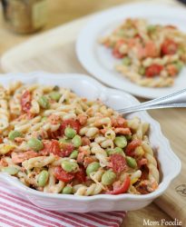 salmon edamame pasta salad recipe