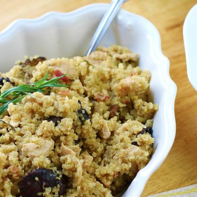 creamy chicken mushroom quinoa recipe