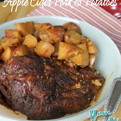 apple cider pork and potatoes