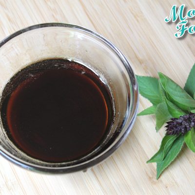 basil simple syrup natural sugar