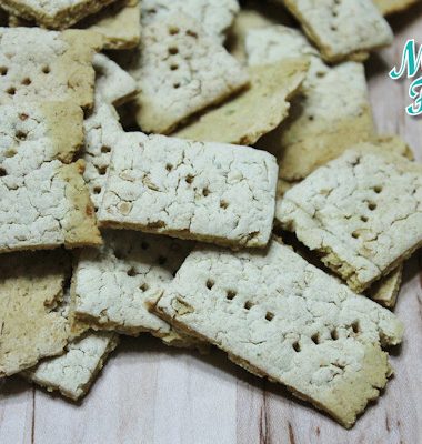 bean crackers - gluten free white bean crackers