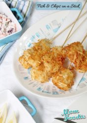 fish & chips on a stick recipe