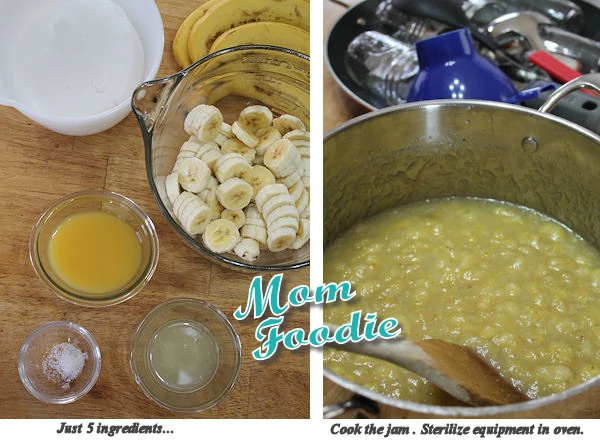 how to make banana jam