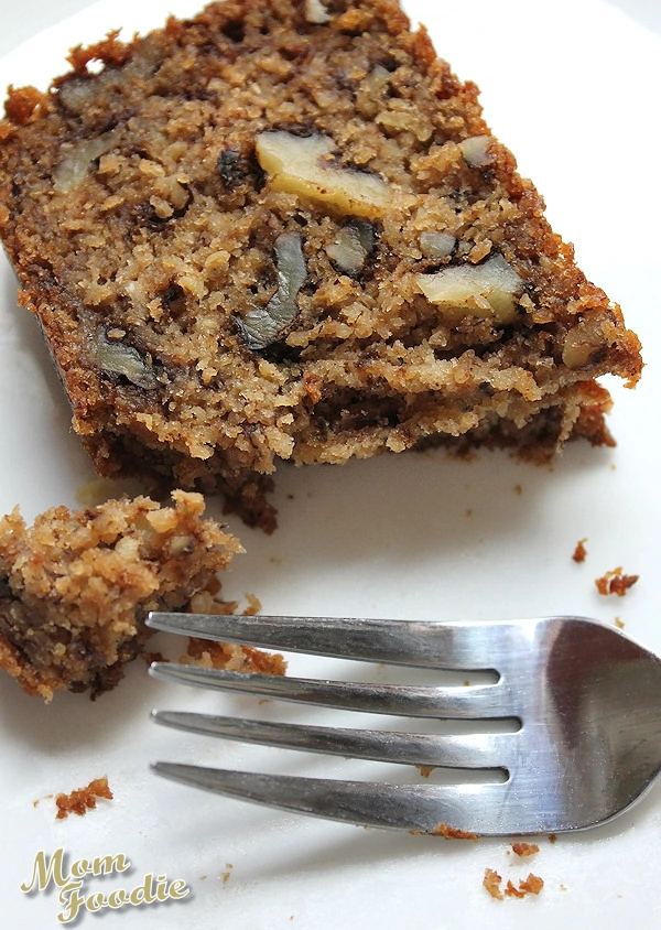 Oatmeal Banana Nut Bread (gluten-free)