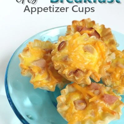 Ham and Cheese Phyllo Cups Easy Appetizer
