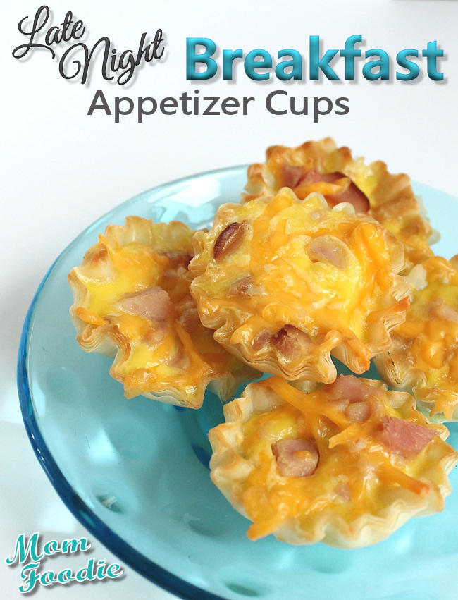 Ham and Cheese Phyllo Cups Easy Appetizer