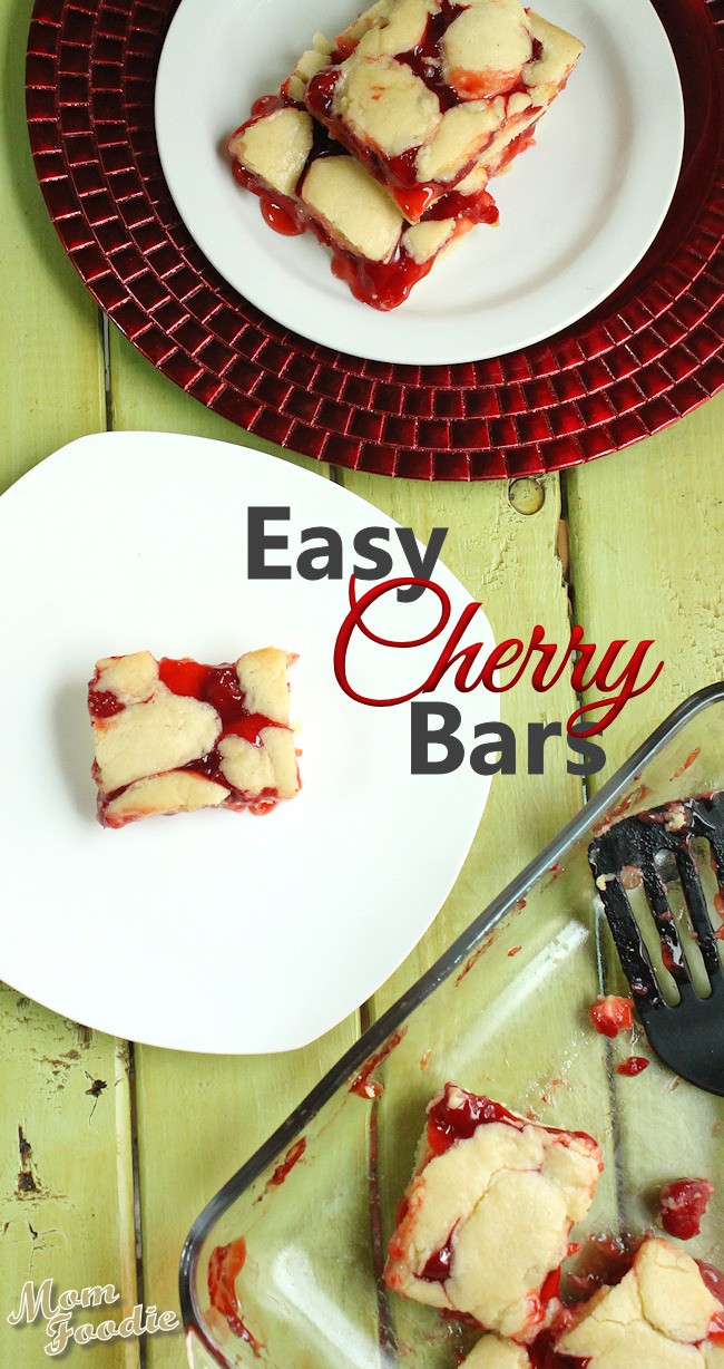 cherry cobbler bars