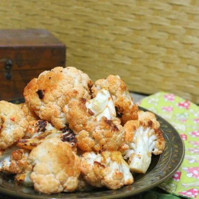 buffalo roasted cauliflower