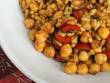 kamut & chick pea salad feature