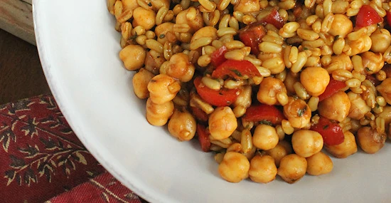 kamut & chick pea salad feature