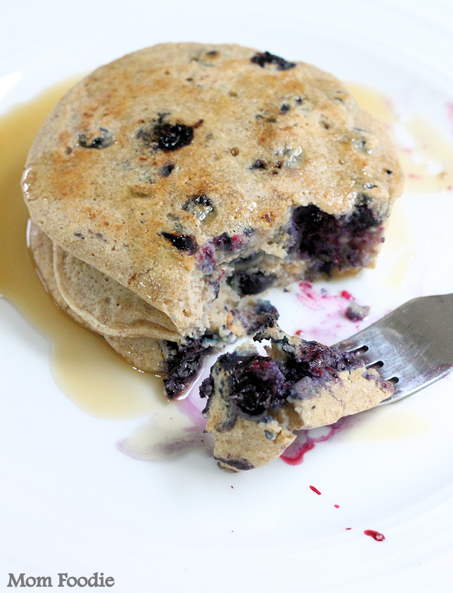 Blueberry Oatmeal Pancakes Healthy Oatmeal Pancake Recipe