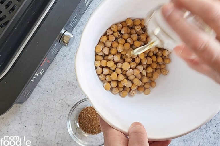 Air Fryer Chickpeas {Crispy Healthy Snack} Mom Foodie