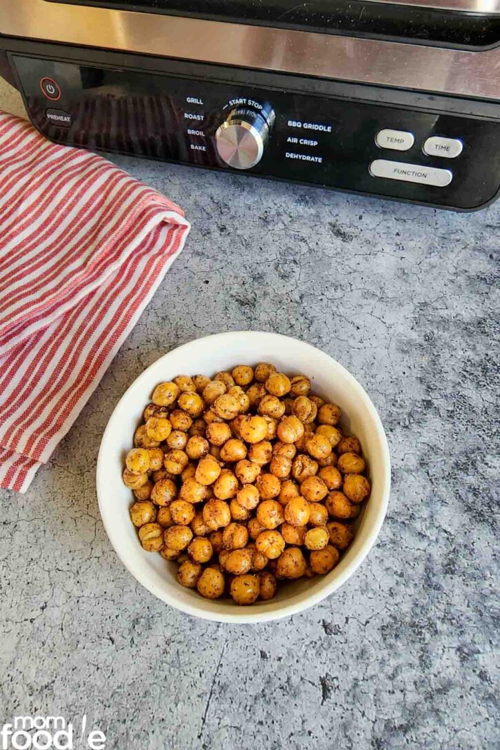 Air Fryer Chickpeas {Crispy Healthy Snack} Mom Foodie