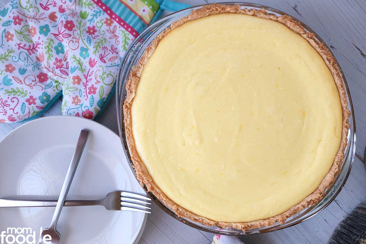 Italian Ricotta Pie Recipe Mom Foodie