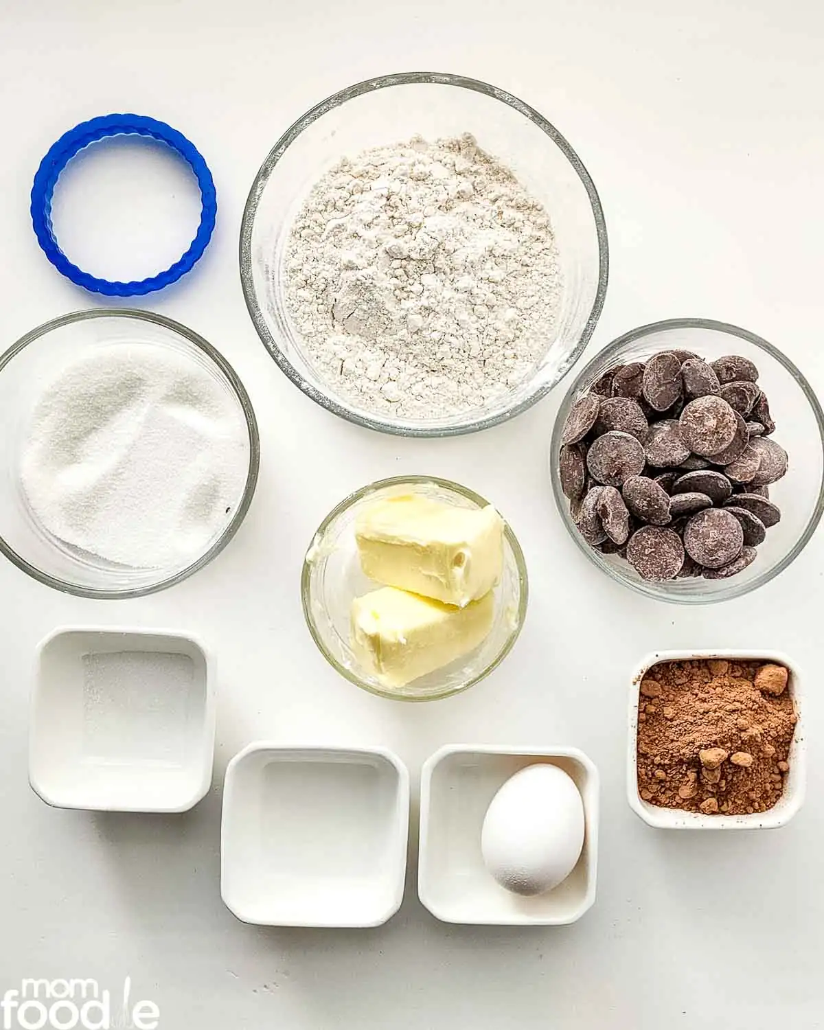 Ingredients for Thin Mints.