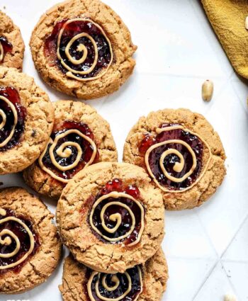 peanut butter jelly cookies