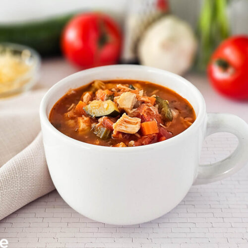 chicken minestrone soup recipe