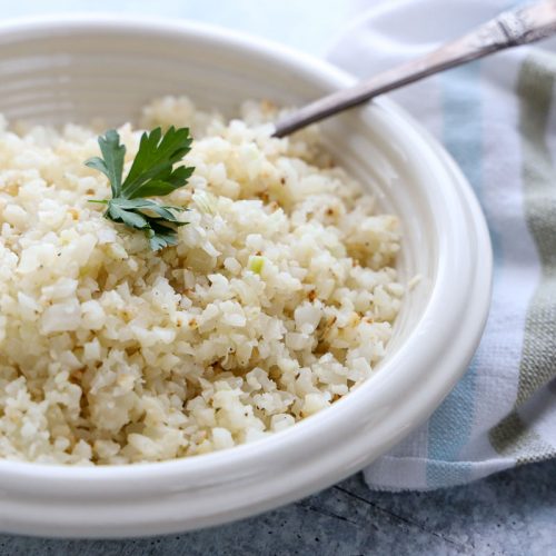 Frozen Cauliflower Rice Pilaf - Low Carb, Keto - Mom Foodie