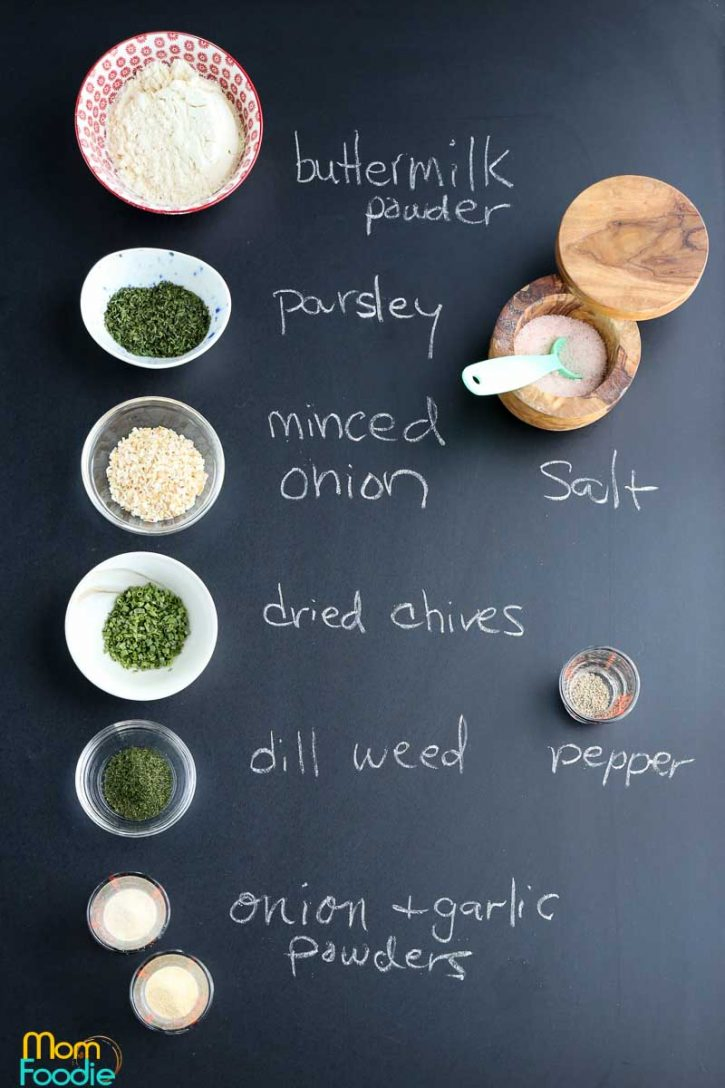 Ranch Mix Ingredients