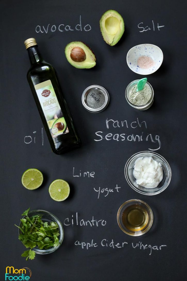 avocado ranch Ingredients