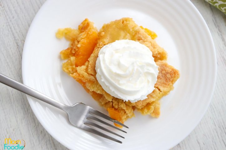 peach cobbler dump cake