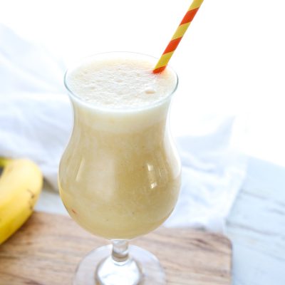 banana peach smoothie