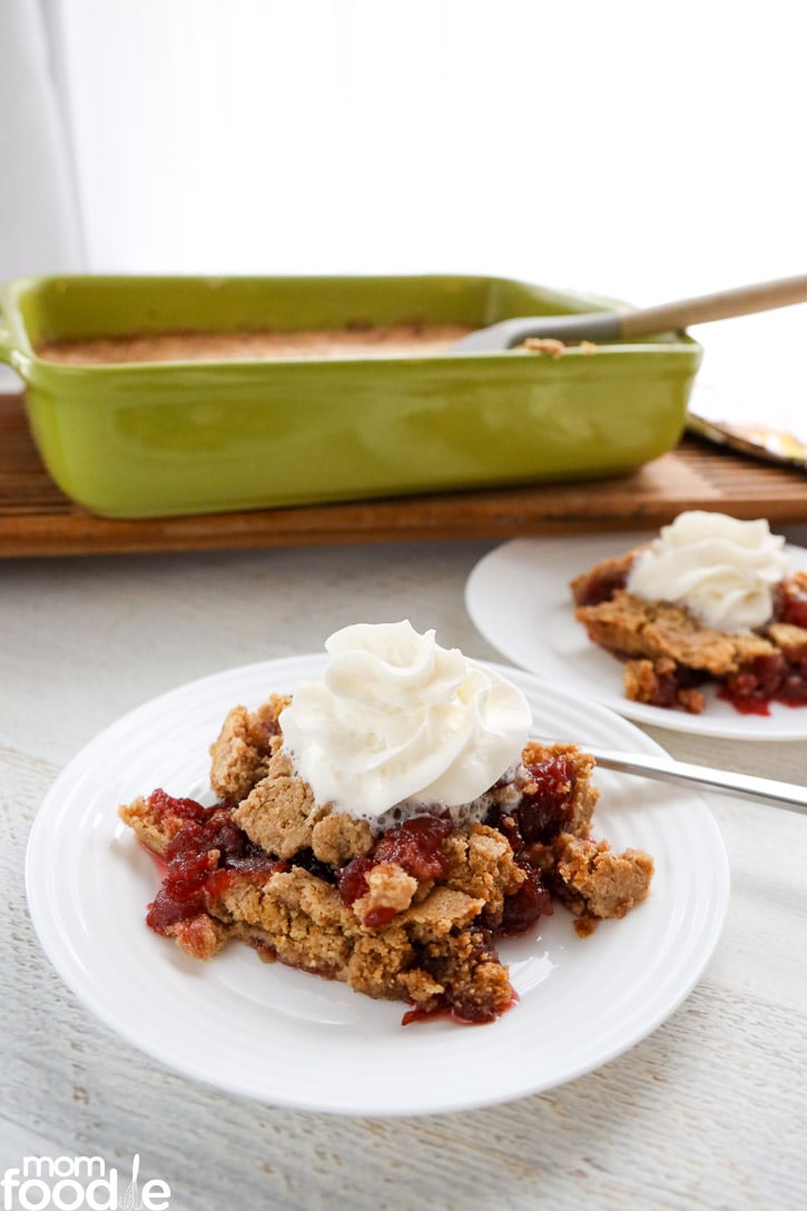 Cranberry Dump Cake - 2 Ways - Mom Foodie