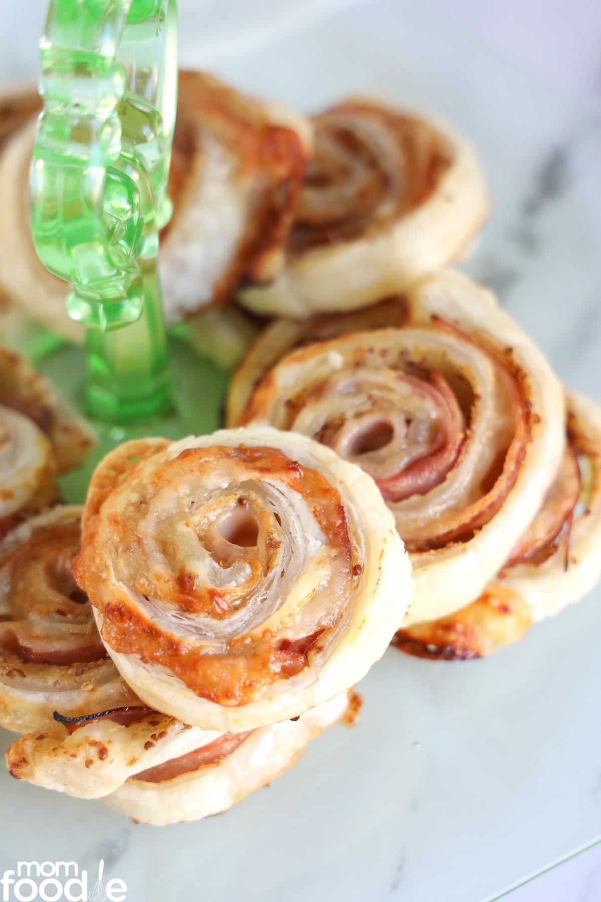 Ham and Cheese Pinwheels Puff Pastry Appetizers Mom Foodie