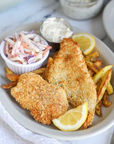 Air Fryer Fish and Chips