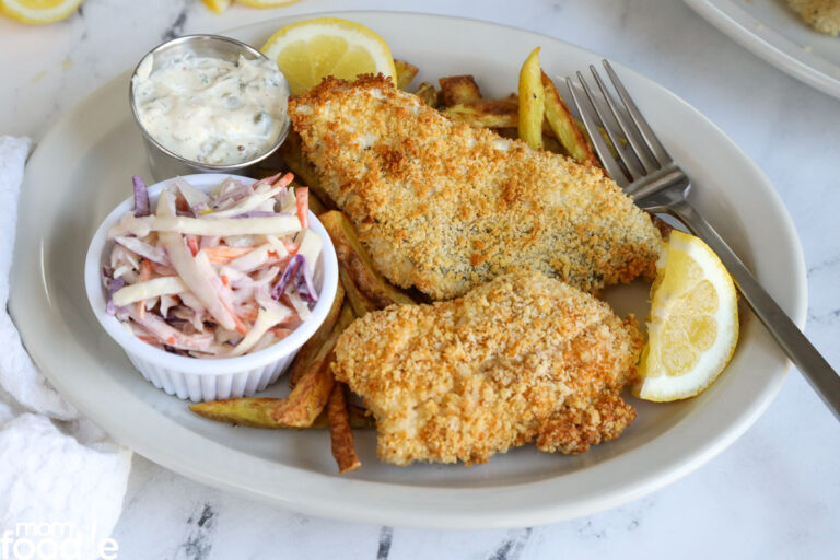 Air Fryer Fish and Chips Mom Foodie