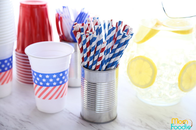 4th of july drink station