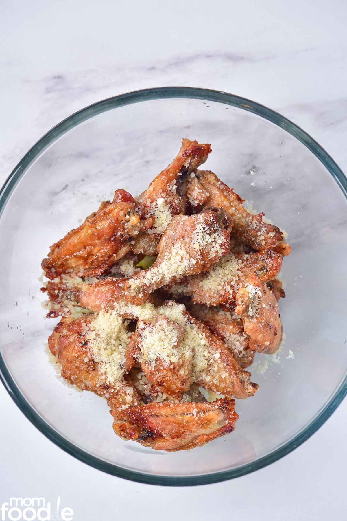 Garlic Parmesan Wings {Air Fryer or Oven} Mom Foodie