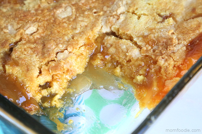 Apple Dump Cake with Caramel