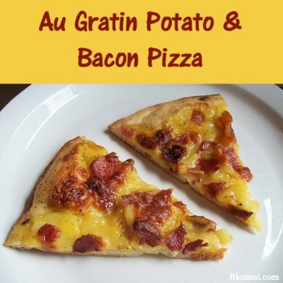 Au Gratin Potato & Bacon Pizza