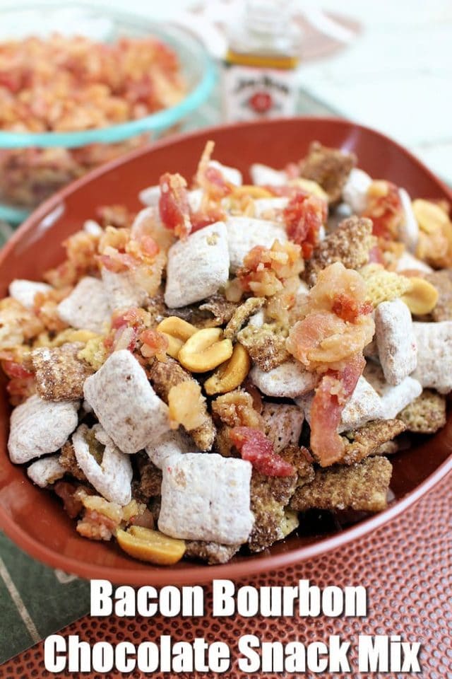Bacon Bourbon Chocolate Snack Mix Mom Foodie