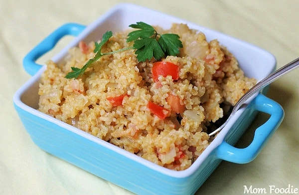 Bacon Tomato & Onion Bulgur