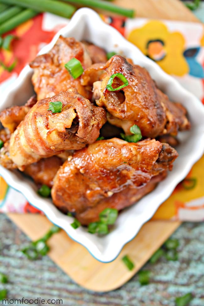 Bacon Wrapped Chicken wings